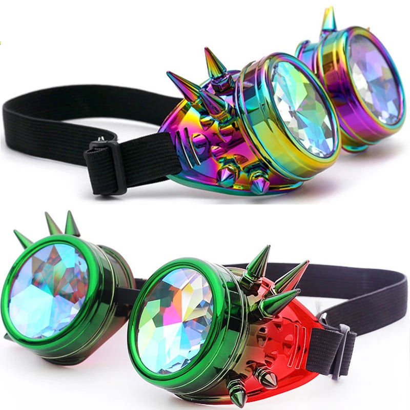 Ravetivity Kaleidoscope Spike Goggles ⚡