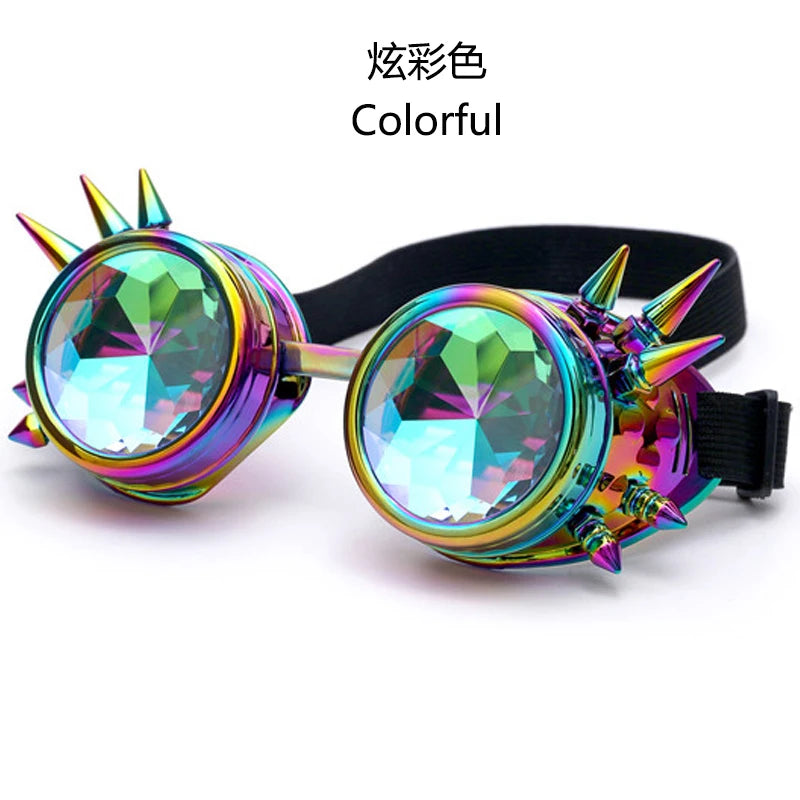 Ravetivity Kaleidoscope Spike Goggles ⚡