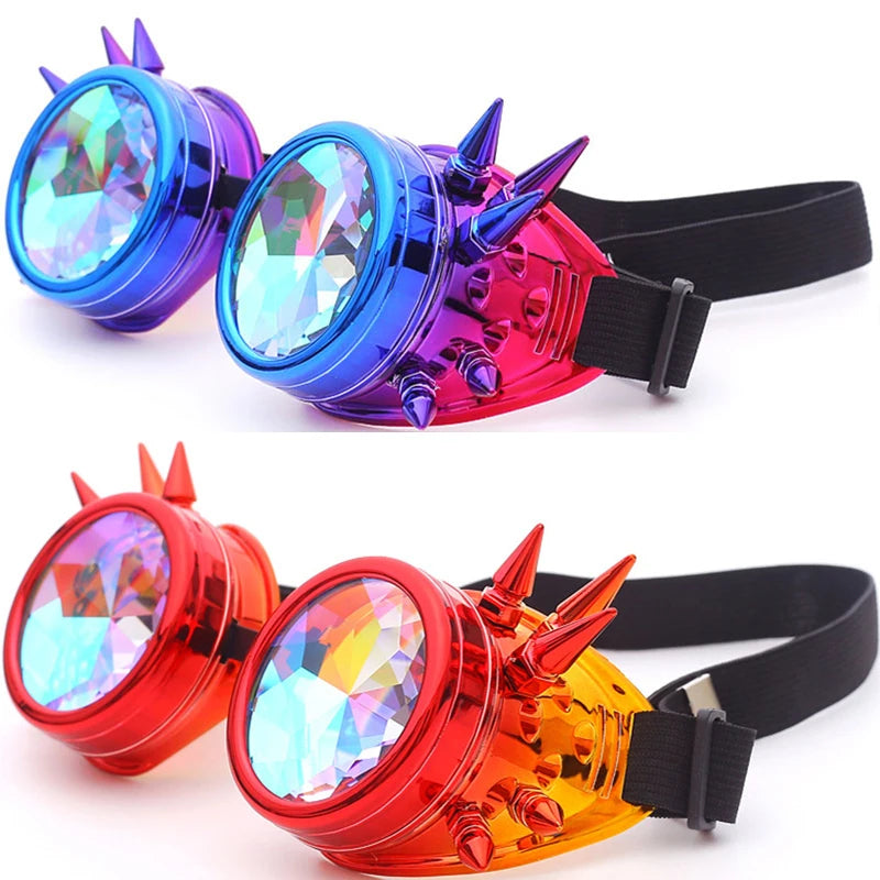 Ravetivity Kaleidoscope Spike Goggles ⚡
