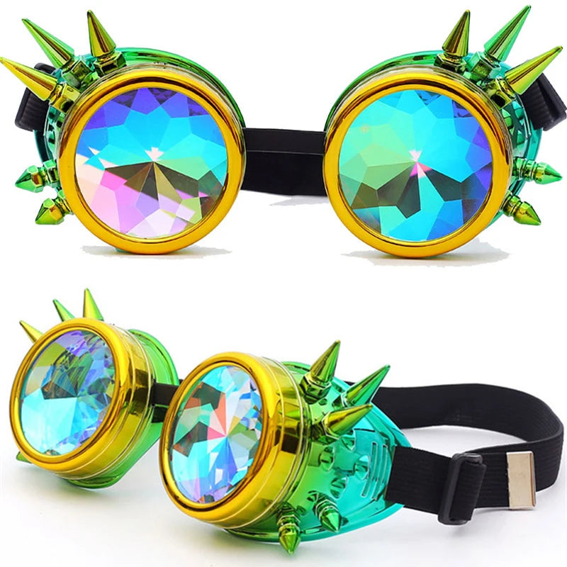 Ravetivity Kaleidoscope Spike Goggles ⚡
