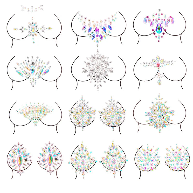 Festival Body Chest Gems ✨