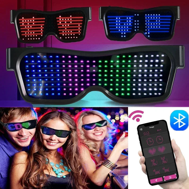 Bluetooth LED Glasses ⚡