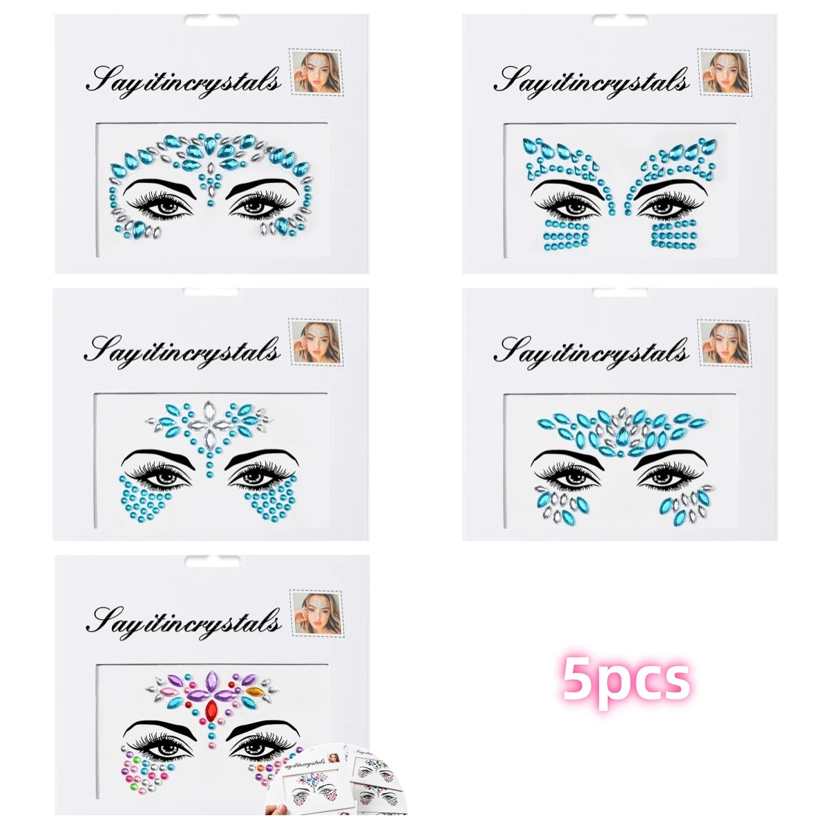 Mermaid Face Gems ✨