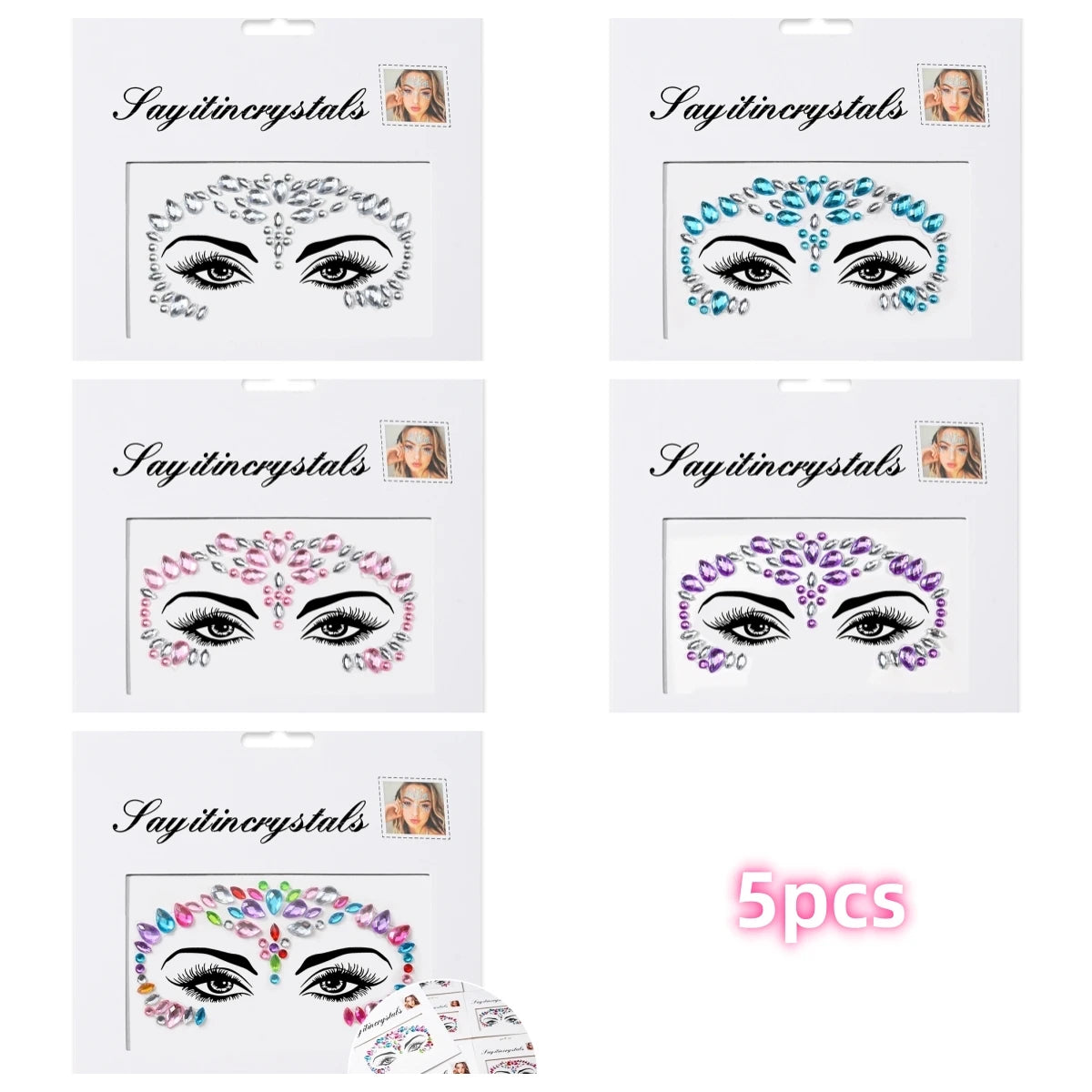 Mermaid Face Gems ✨