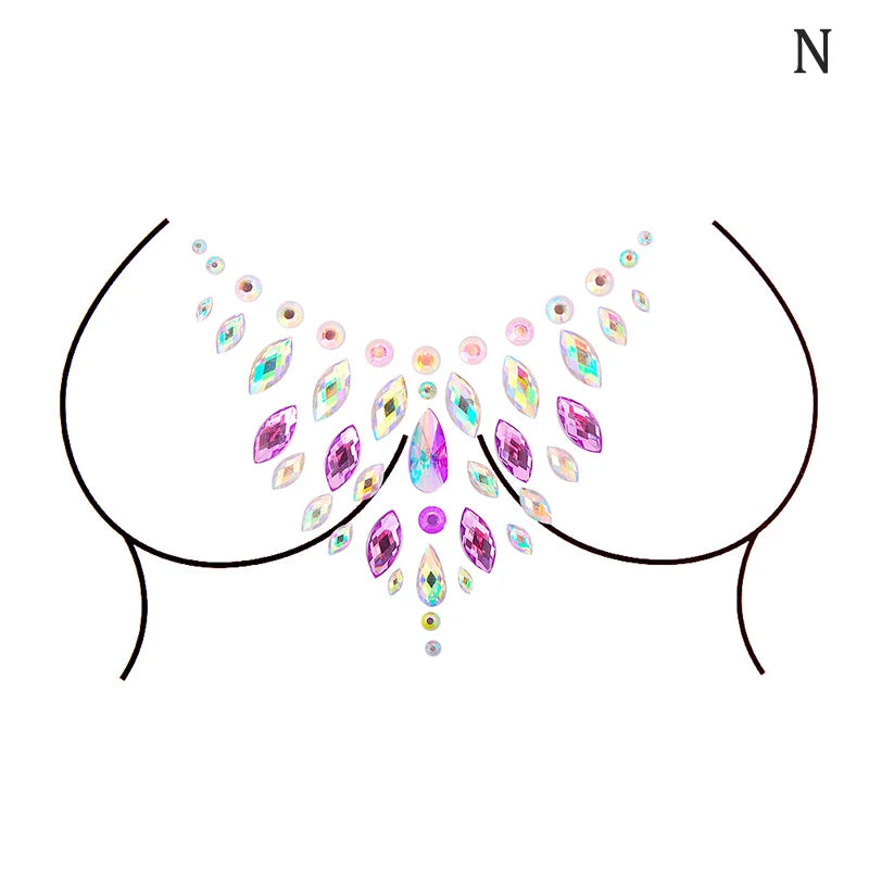 Festival Body Chest Gems ✨