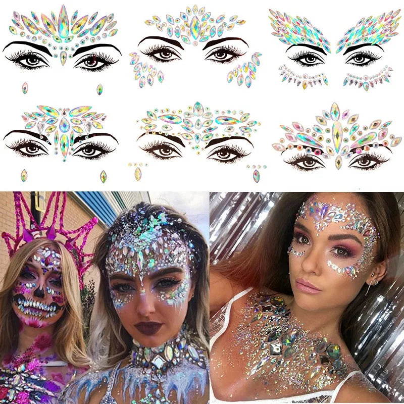 3D Face Rhinestones ✨